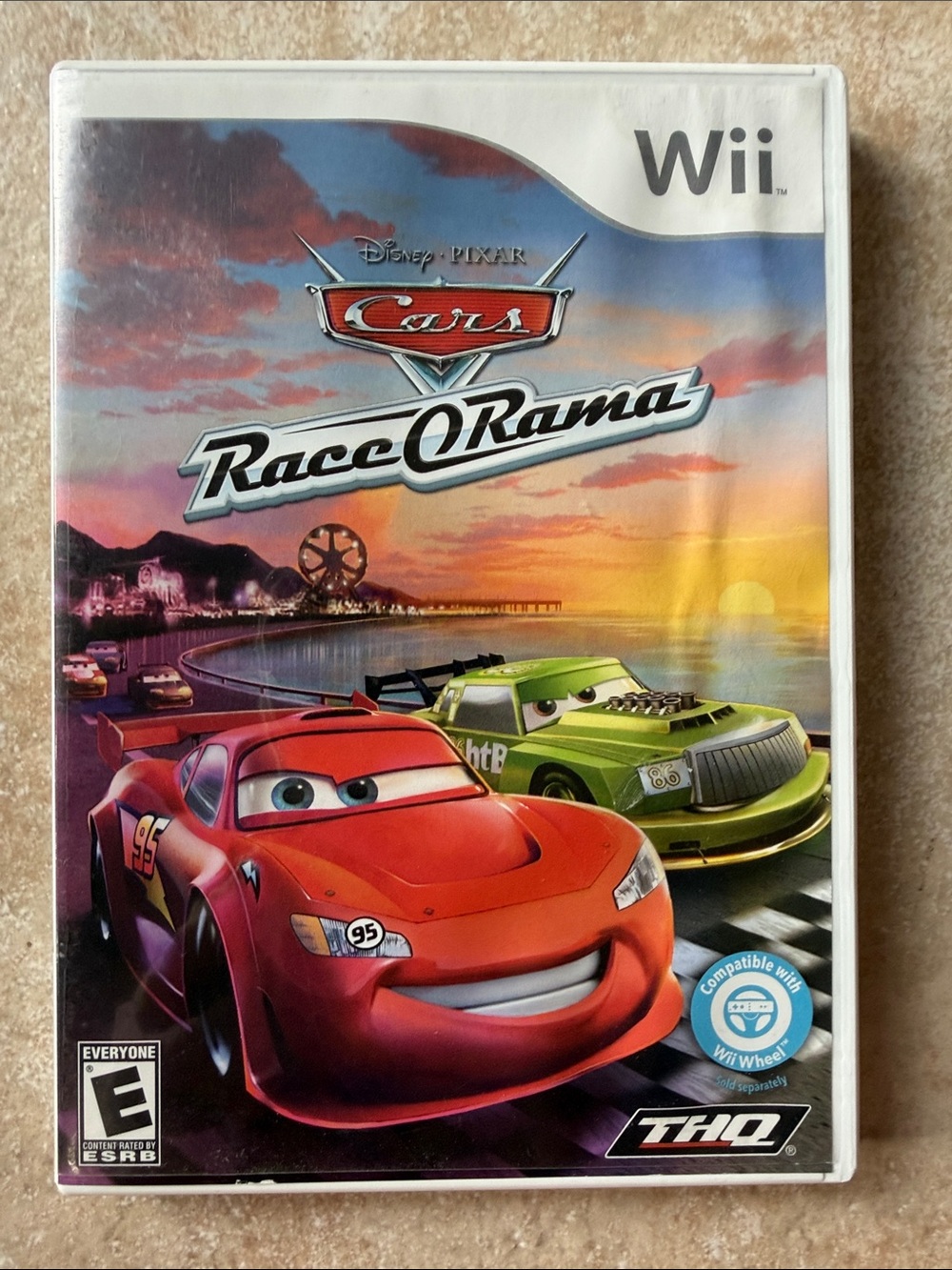 Cars Race-O-Rama Wii Video Game - Disney Pixar - Red